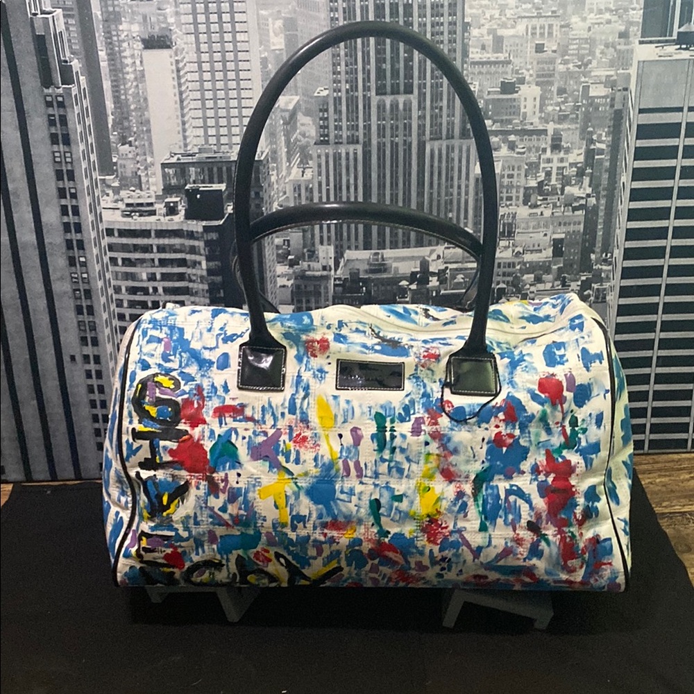 Givenchy Colorful Artistic Print duffle bag